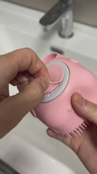 Silicone Pet Bath Scrubber